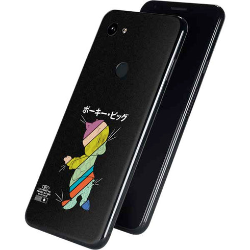 Looney Tunes Porky Pig Sliced Juxtapose Google Pixel 3a XL Skin